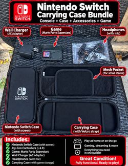 Nintendo Switch Bundle with Case and Accessories