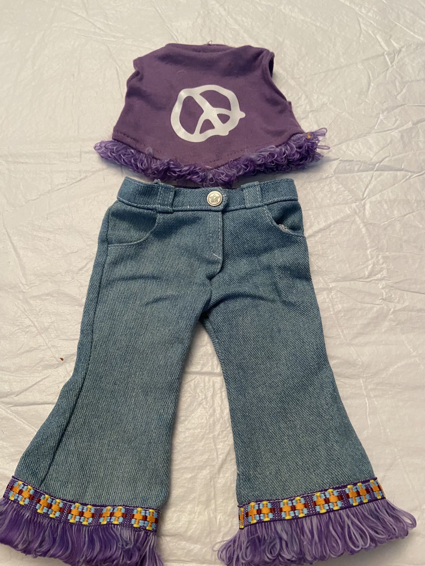 American girl doll hippie outfit