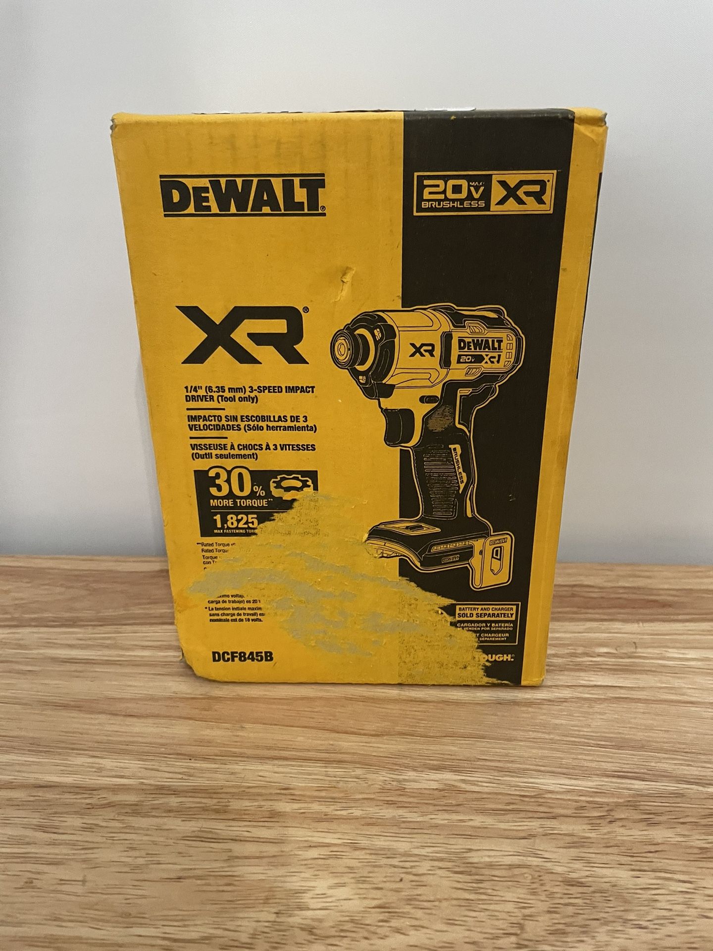 New Dewalt 1/4” 3-SPEED IMPACT DRIVER 20V XR (Tool Only Solo Herramienta)