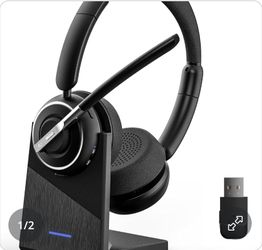 KH120M BlackWireless Headset with Boom Mic