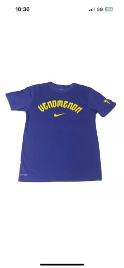 Nike KOBE Venomenon Mamba Rare Purple/Yellow Dri-Fit T Shirt Adult Size Small