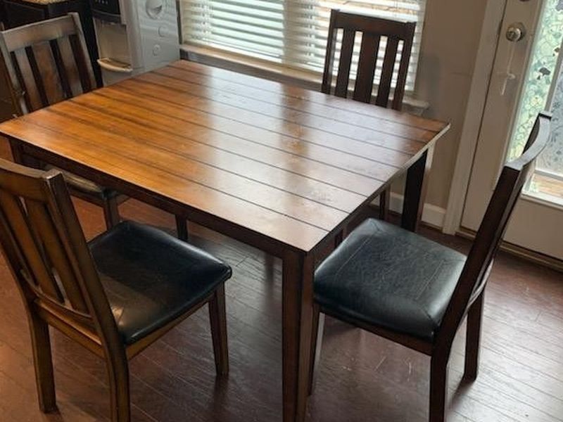 Table And 4 Chairs