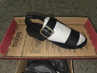 Sandal Cleo Black Leather 