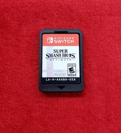 Super Smash Bros Ultimate Video Game Cartridge For Nintendo Switch - Cartridge Only - No Case - Working