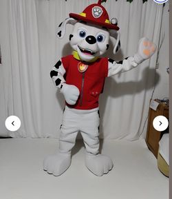 Cosplay mascot costume, Red Firefighter Dog