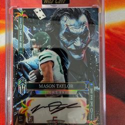 Mason Taylor Auto True 1/1 Joker Rookie Card