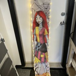 Sally Halloween Nightmare Decor Lighted Banner