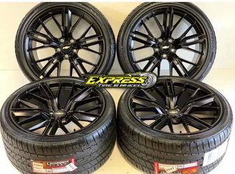 20x10 20x11 WHEELS RIMS TIRES 285/30/20 305/30/20 CHEVY CAMARO SS RS ZL1 LT1-WE FINANCE