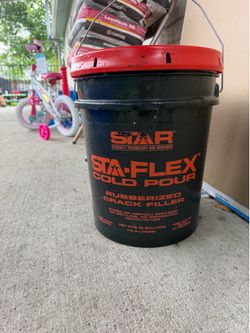 Rubberized crack, filler