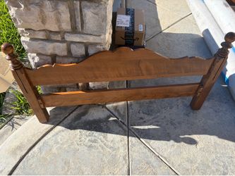 Twin Bed Headboard and footboard with matching night stand