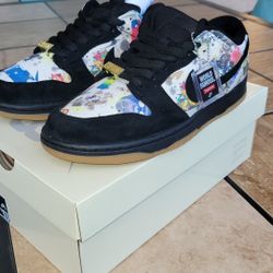 Supreme Dunk Low Rammellzee Size 9.5