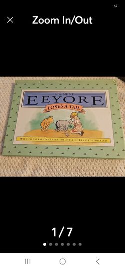 Children's book EEYORE  loses a tale. by A.A. MILNE