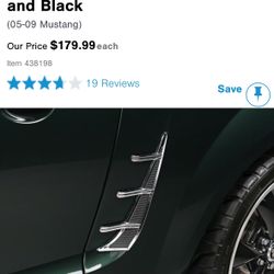 Ford Mustang 2005 2009 Chrome Trim