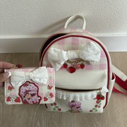 Strawberry Shortcake Backpack & Wallet