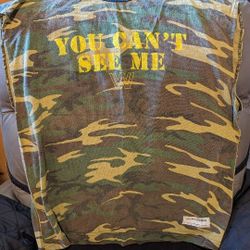 WWE John Cena You Can't See Me vintage size XL rare camouflage shirt