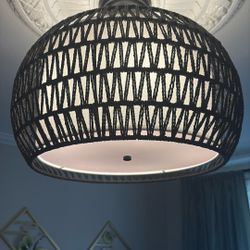 Boho Macrame Chandelier 