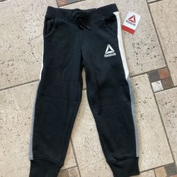 NWT Reebok Boys Fleece Jogger size XS 4/5