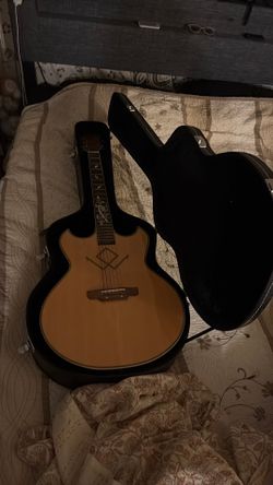 Custom Accoustic/electric guitar with case
