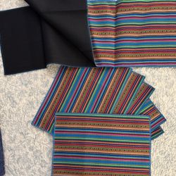 Andean Peruvian Set of 6 placemats and runner set $69