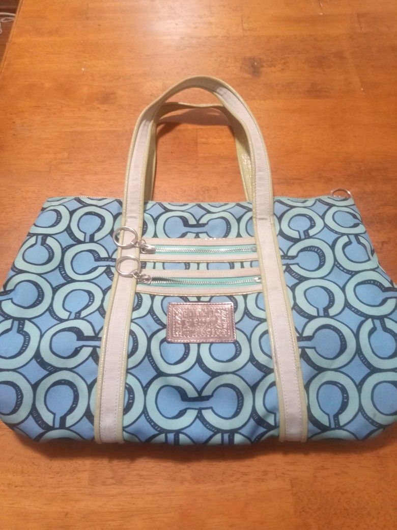 Large Coach Poppy Tote