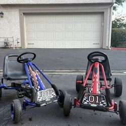 4 Wheel Kids Ride Pedal Powered Go Kart 