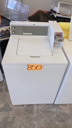 Huebsch Commercial Coin-Operated Washers.
