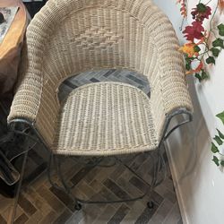 Rattan Metal Chair