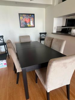 Dining Room Table + Chairs