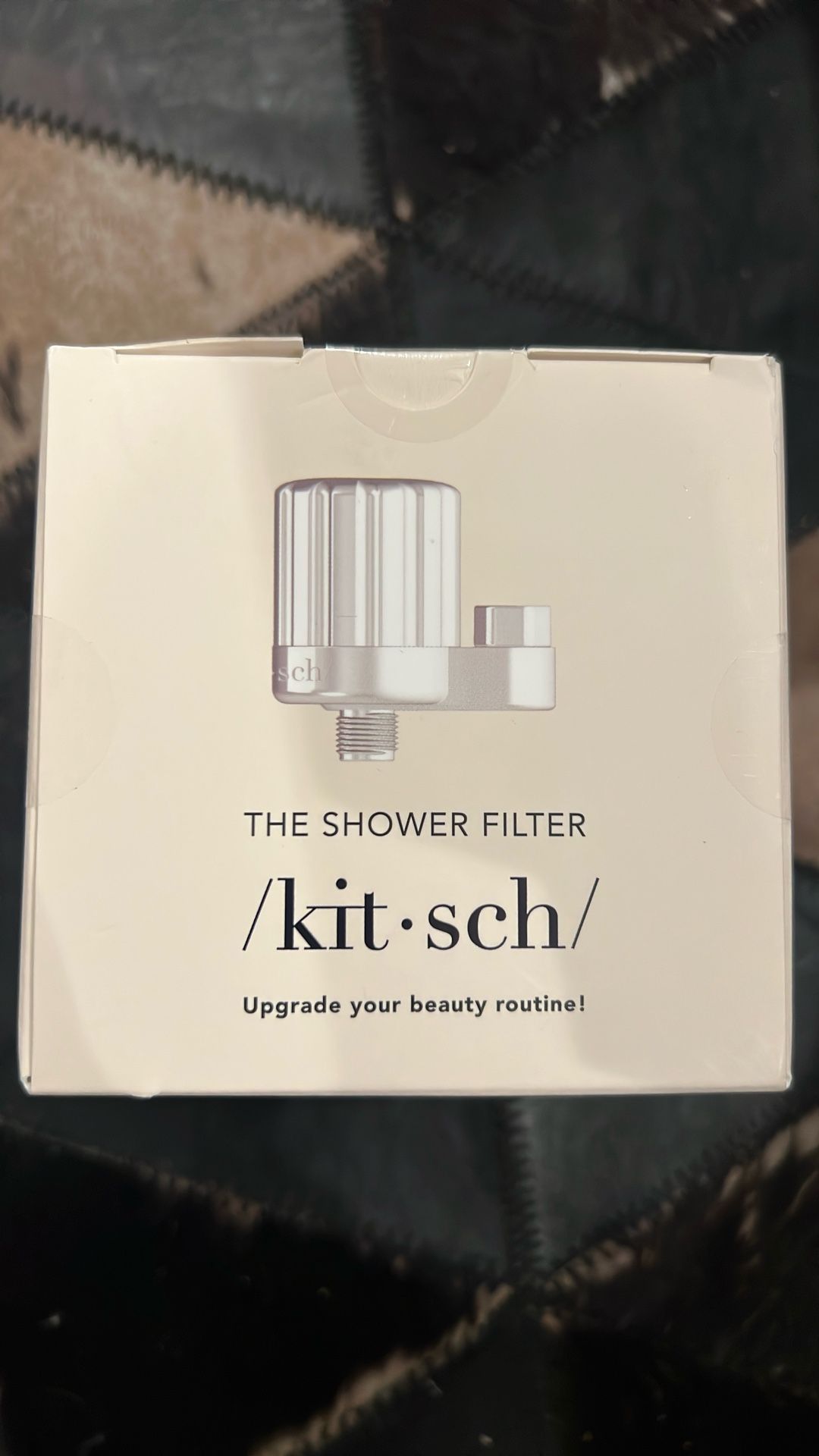 Kitsch Shower Head Filter For Hard Water – Water Softener & Removes Heavy Metals – Shower Filter for Softer Skin & Hair - Chrome Color NEW SEALED BOX