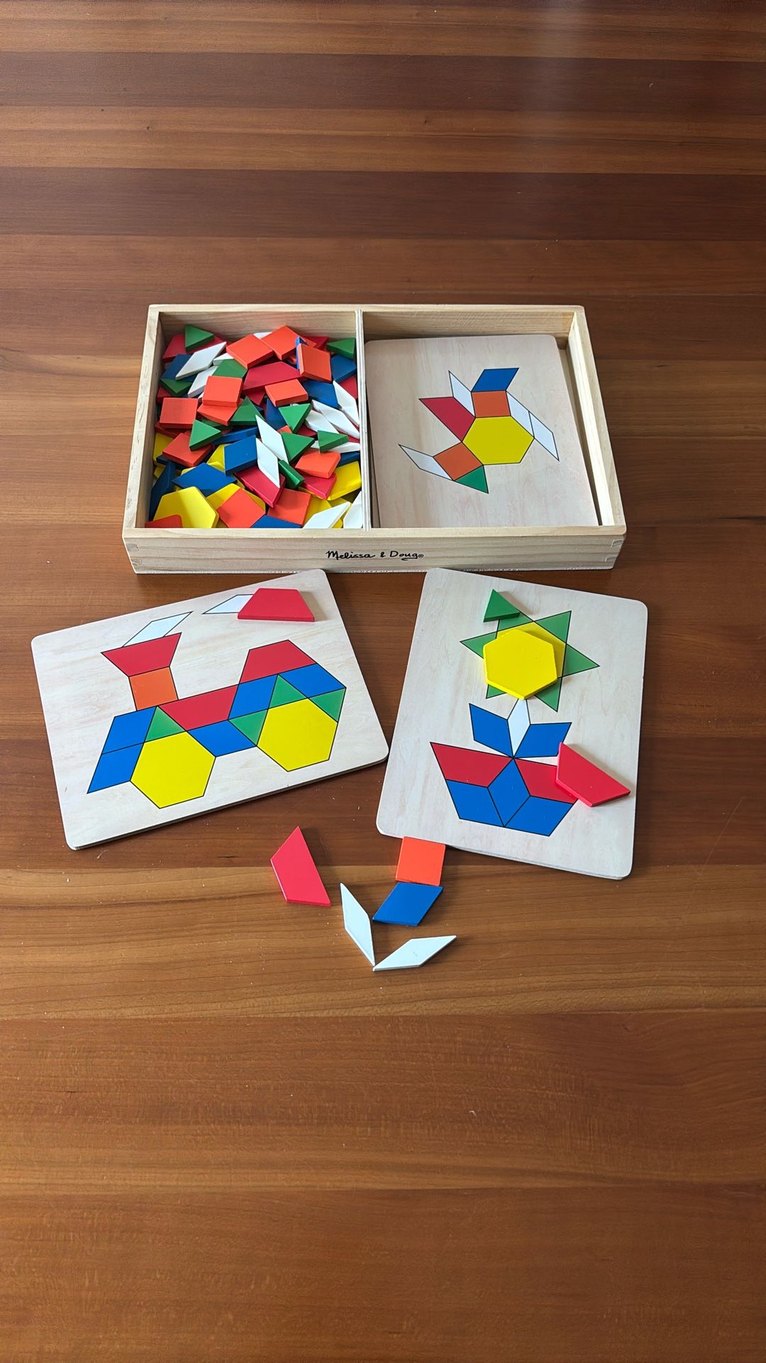 Melissa And Doug Pattern Blocks And Boards