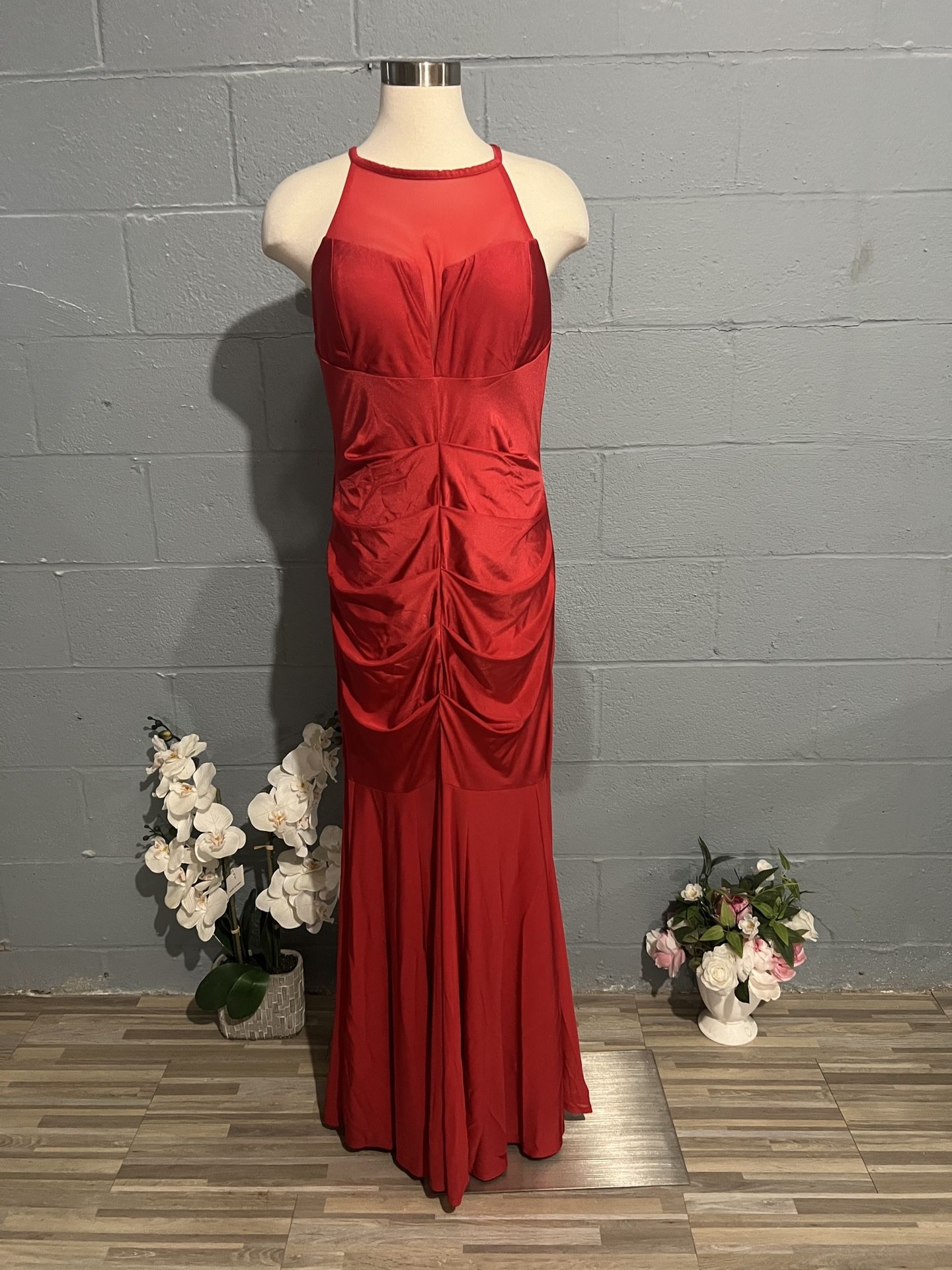 Strong Red Pretty Dress