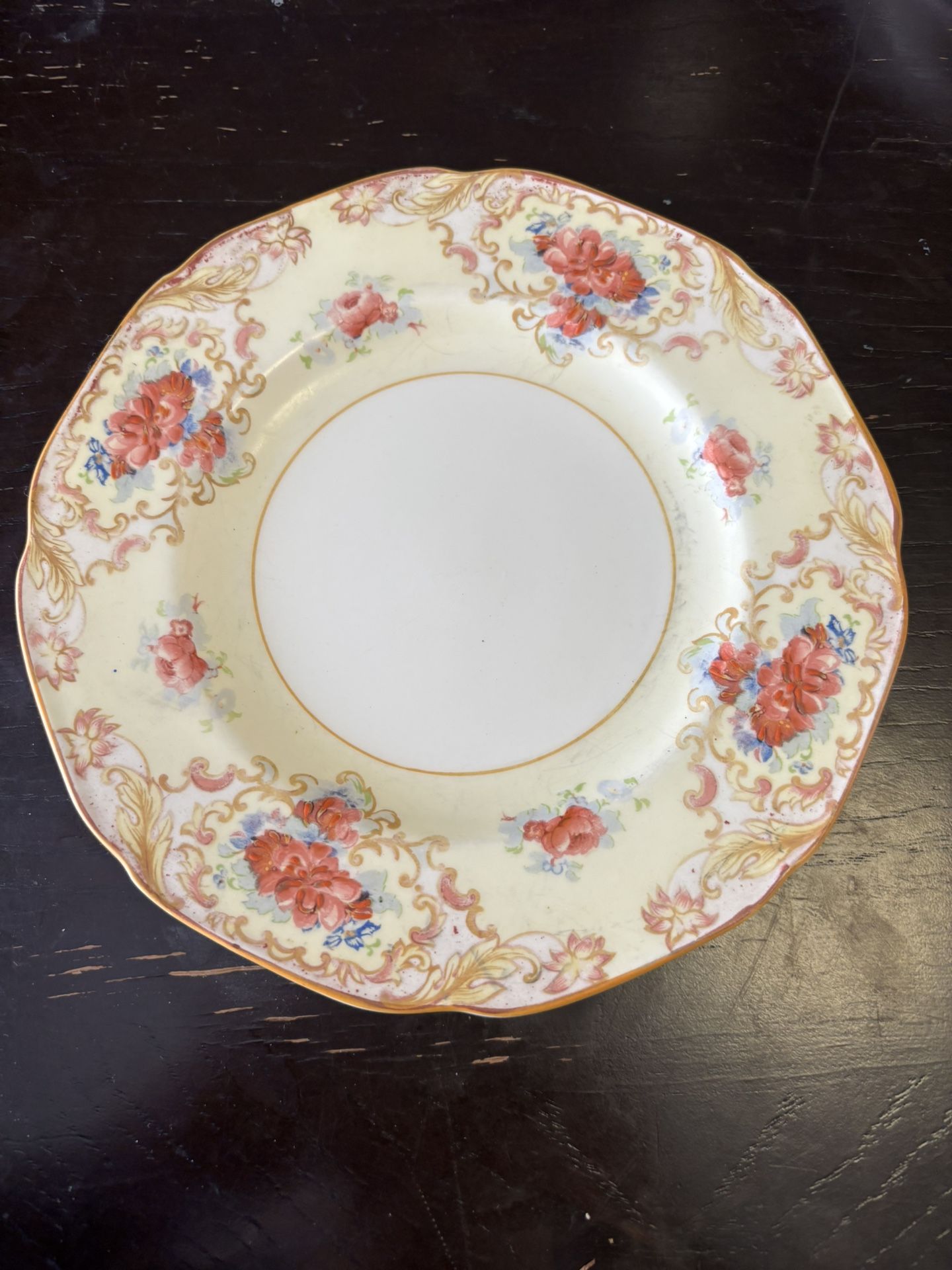 Crown Ducal Florentine "Rosalie" pattern plate