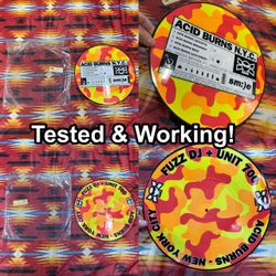 FUZZ DJ & UNIT 700 - ACID BURNS NEW YORK CITY Sm:)e Records SM-9020-0 Camo Vinyl