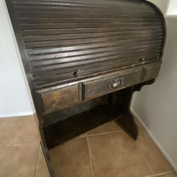 $80, Vintage Or Antique Rolltop Roll Top Desk