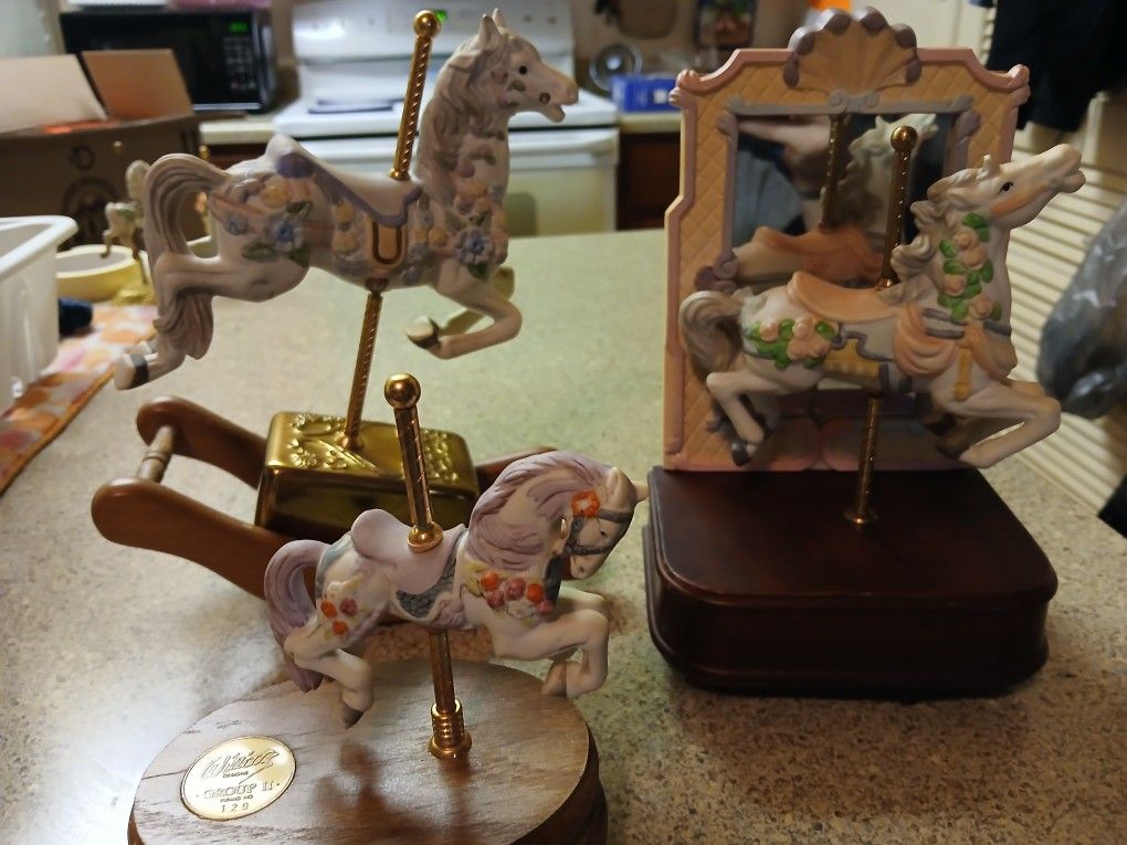 Vintage Carousel Horses