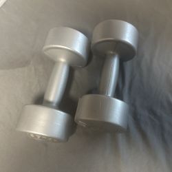 (2) 5 Pound Dumbbells 