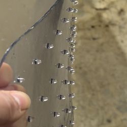 Large clear floor mat for office or home use