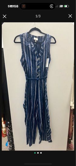 NWT Landry navy jumpsuit