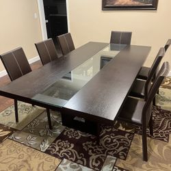 Euro Image Furniture High End Luxury Dining And  Buffet Table Set