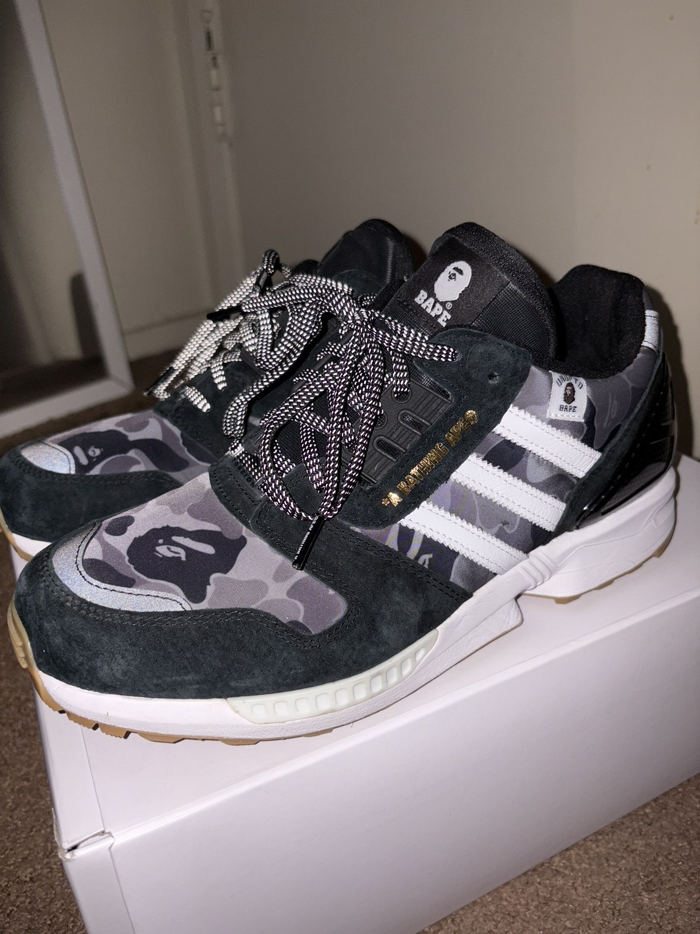 Sneaker Adidas Zx 8000 Bape Undefeated Black Adidas ZX 8000 X BAPE