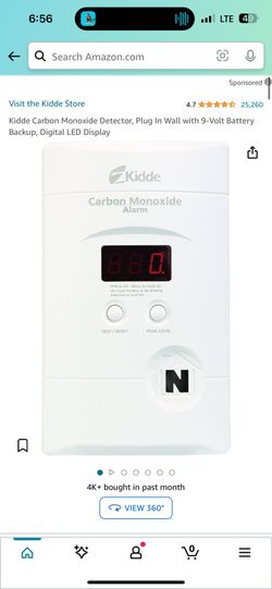 Kidde Carbon Monoxide Detector