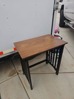 Solid Wood Side Table Or kids desk