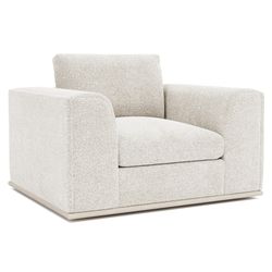 Prague Mocha Chair 1/2 Without Pillows