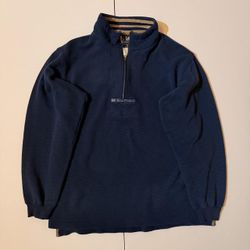 Vintage medium Lee Sport navy blue quarter zip sweatshirt