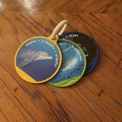 Baby Multiple Language Ocean Themed Key Ring