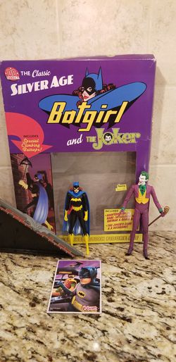 Classic Silver Age Batgirl & Joker Deluxe Action Figure Set by DC Comics