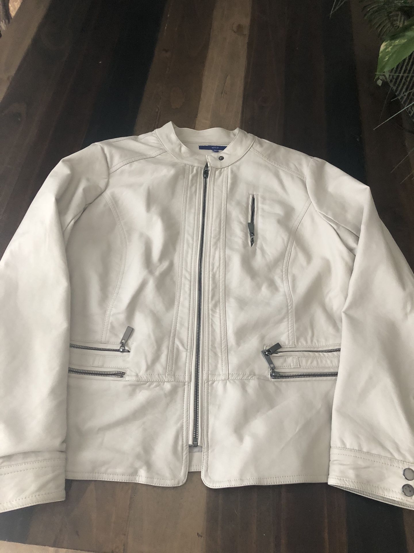 Imitation Leather Jacket