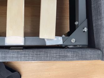 Full sized bed with lift up storage