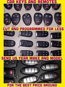 Transponder keys cut and programmed