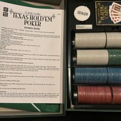 Texas Hold’em Poker Set (Sealed)